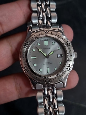 Pulsar Sub Brand Of Seiko 38mm Dial Quartz Watch